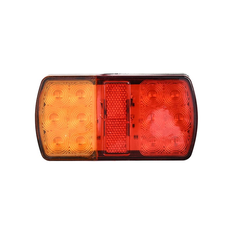 Truck Accessory Additional Lighting 12V24VLED Truck Side Tail Lights Safety Driving Signal Warning Lights Yellow and Red 12V YMD