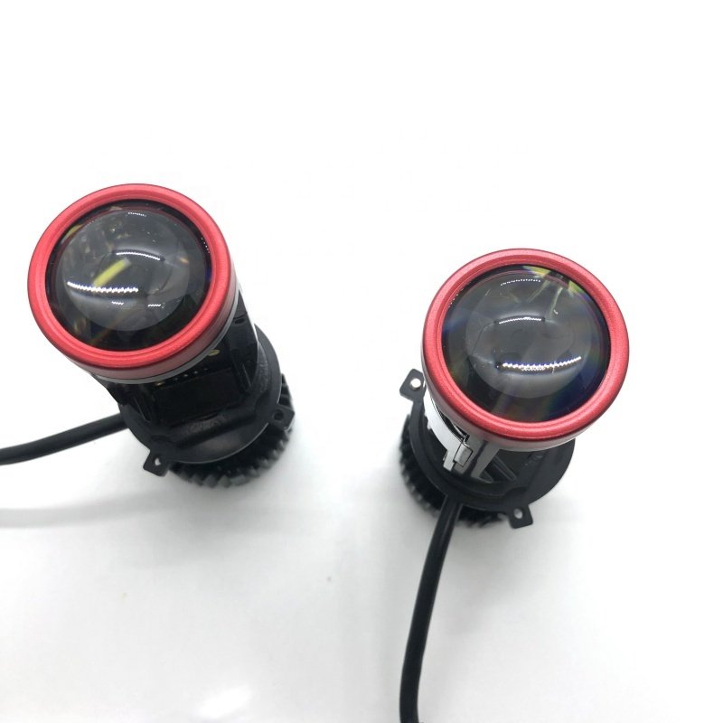 Y7D H4 45W 9600LM 6000K LED Projector Headlamps with Lens 12v Mini projector for Car and Motorcycle