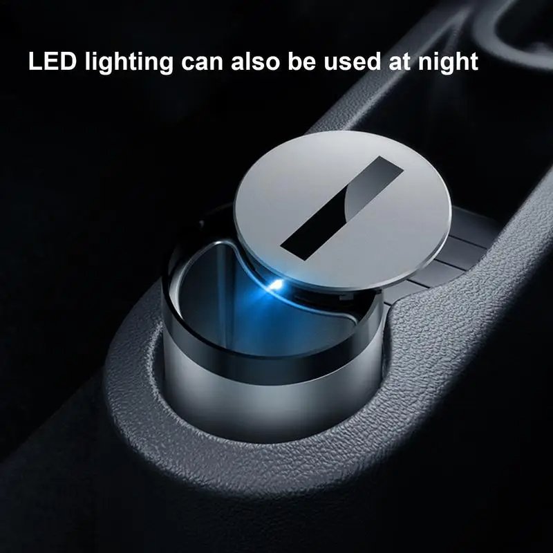 Car Ashtray Automatic Open Close Auto Accessories Intelligent Creativity Infrared Induction Car Desktop Auto Portable Ashtray