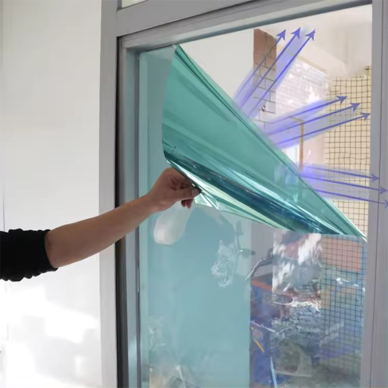 Solar Film For Building Windows Exterior Building Window Home House Film One-Way Perspective Building Insulation Film