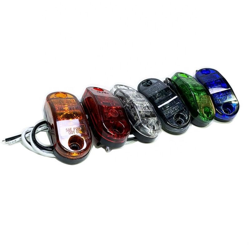 High Quality 10-30V LED Side Marker Light for Truck Trailer Bus in Amber Red White Other Car Light Accessories