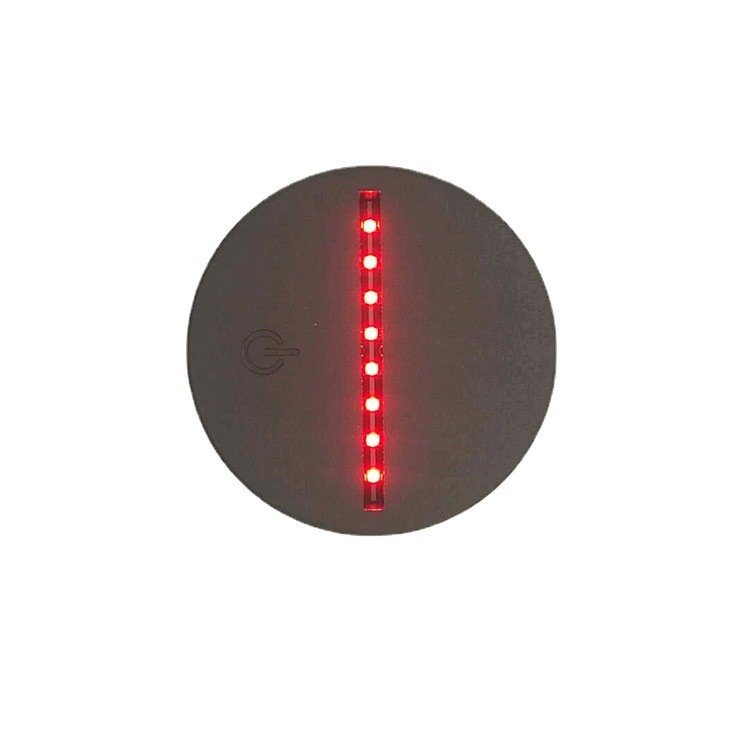 Desk Touch Table Lamp Round RGB LED 3D Illusion Night Light For Children Acrylic Base Decorative Lighting