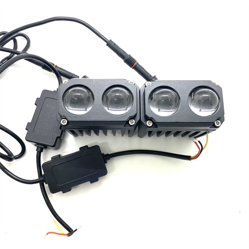 Super Bright LED Work Light 12V/24V White Yellow Dual Color Auxillery LED Spotlight for Motorcycle Truck Car