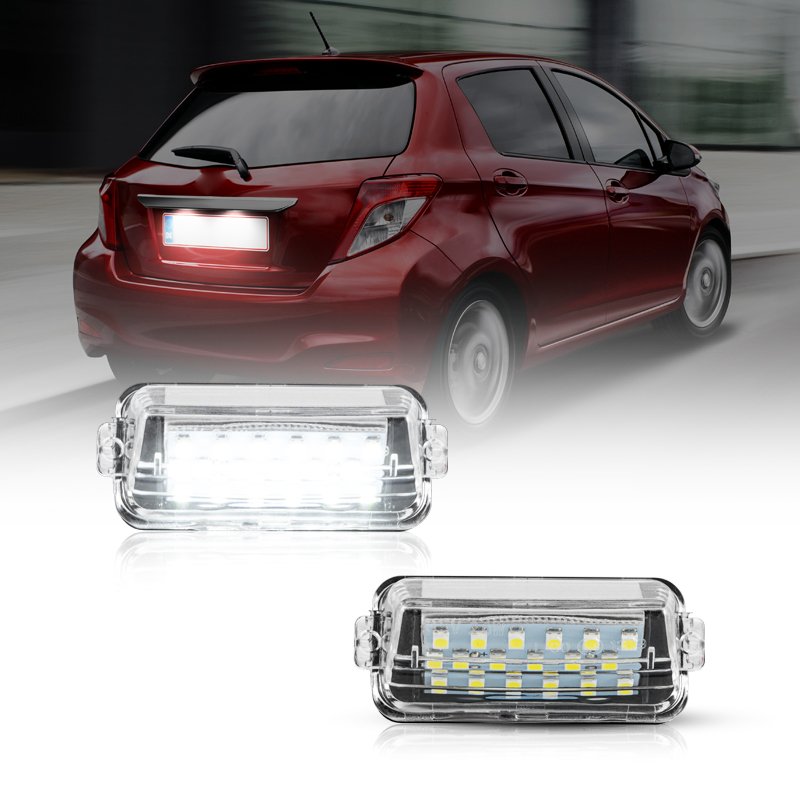 Auto Parts Tail Lamp LED License Plate Tail Light for Toyota CAMRY PRIUS Number Plate Lamp