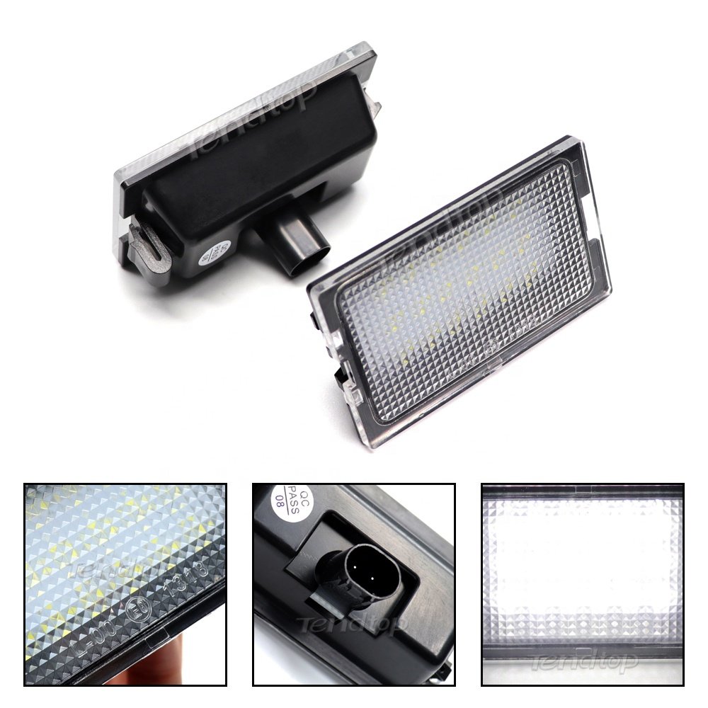 2pcs Car LED License Number Plate Lights For Land Rover Discovery 3 4 LR3 LR4 Freelander 2 LR2 Range Rover Sport Rear Plate Lamp