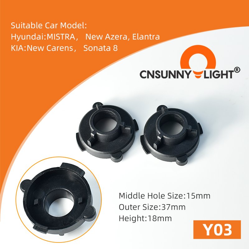 Car LED Headlight Light Bulb Others Accessories H7 Socket Base Retainer Holder Headlamp H1 Adapter Auto Lamp Holders Front Kit