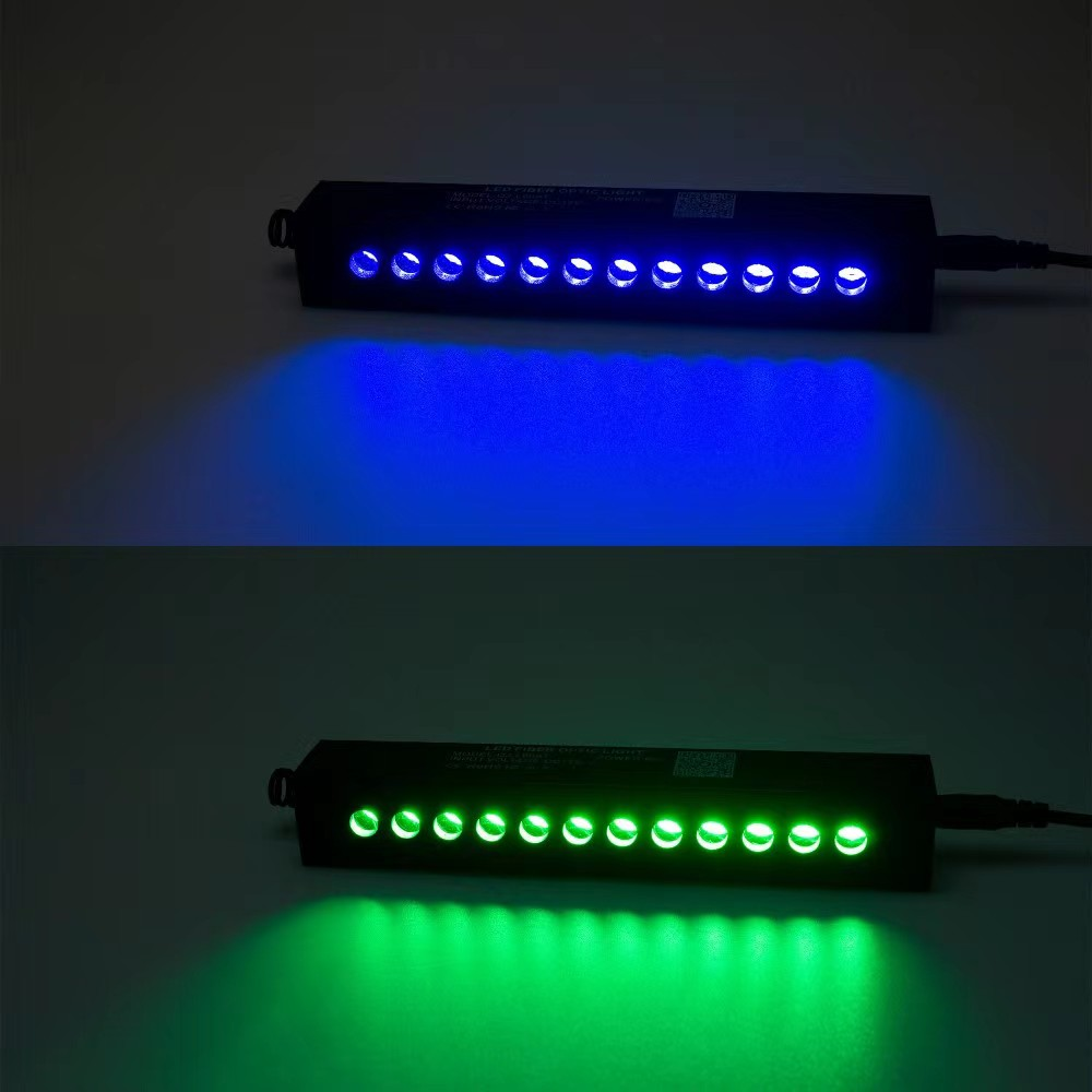 Kingshowstar 9W LED Fiber Optic Light Kit Car Ceiling Shooting Star Effect Sensory Room 12V Lighting Lighting Accessories