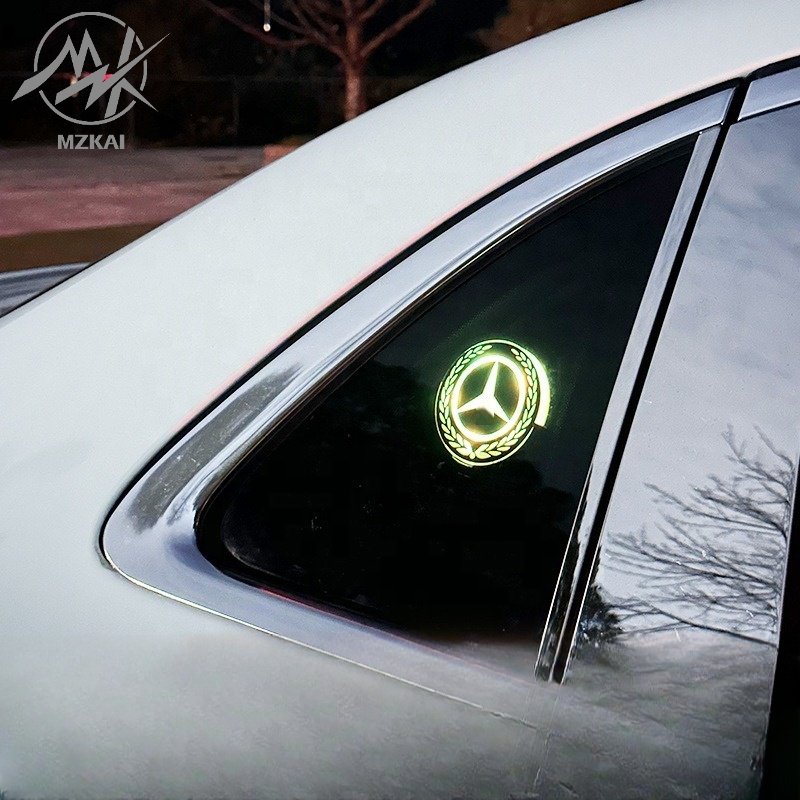 Wholesale car interior accessories Decoration Lights Triangle Window LED signs Ambient Lighting for car window