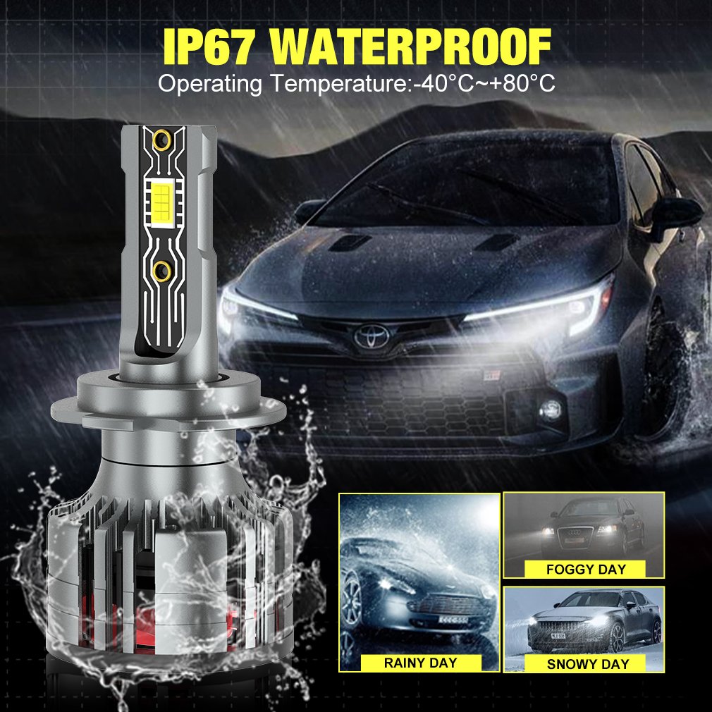 Other Car Light Accessories 70W 3570 CSP 15000LM 6500K H1 H4 H7 H8 H11 9005 HB3 9006 HB4 9012 HIR2 H13 9008 Auto Headlight Bulb
