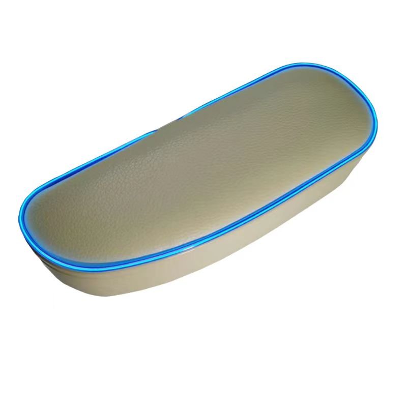 2024 New Style Universal Car Armrest Storage Box with light Leather Elbow Rest Support
