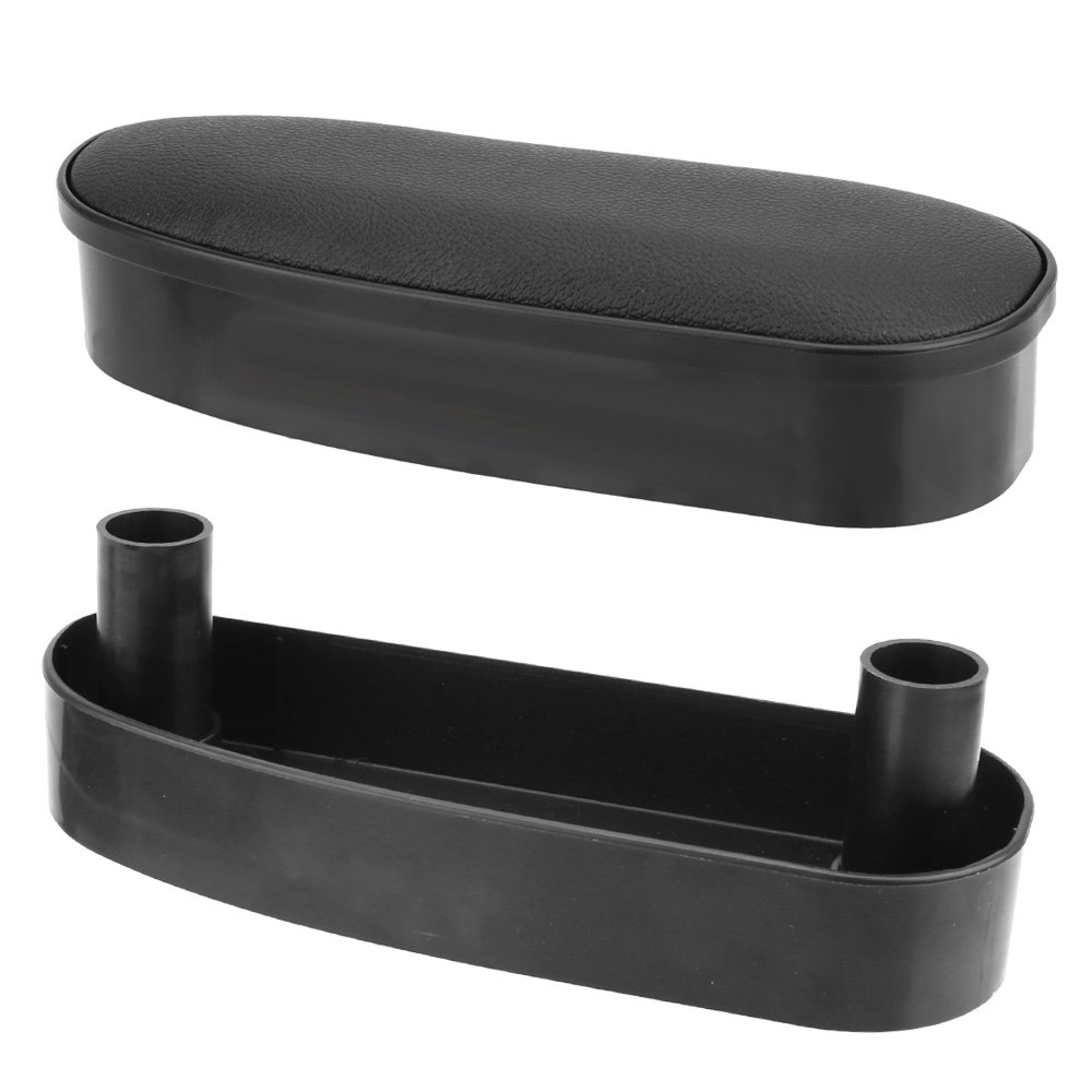 2024 New Style Universal Car Armrest Storage Box with light Leather Elbow Rest Support