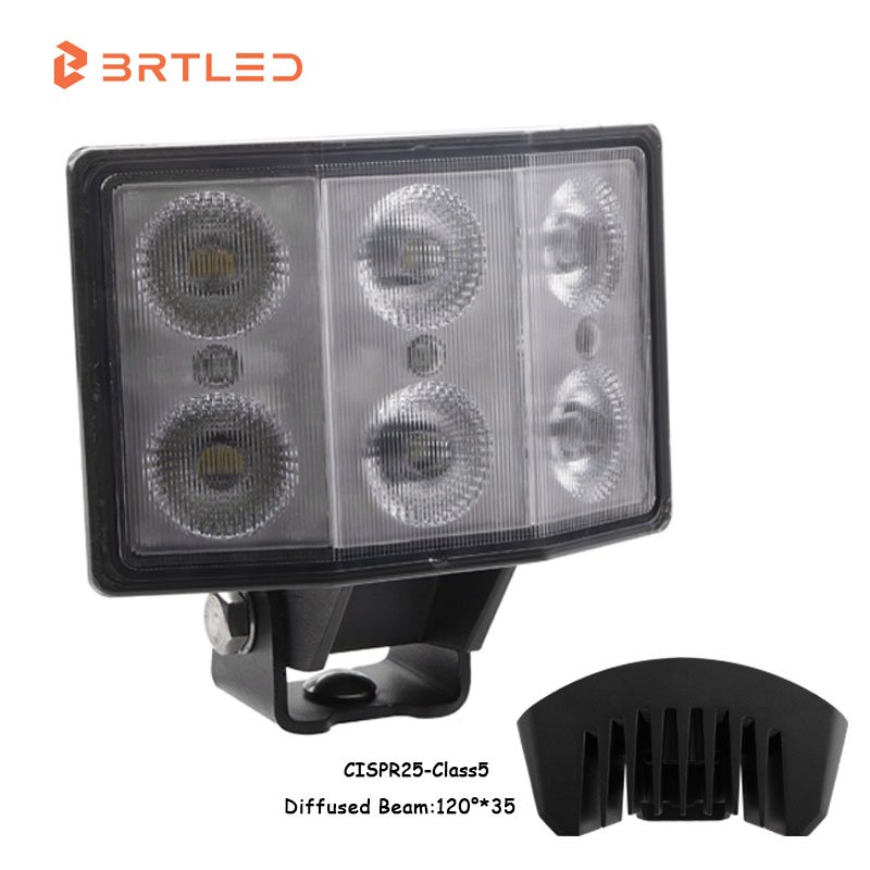 60w truck heavy machine tractor work lights 5inch square led work light flood beam other car light accessories