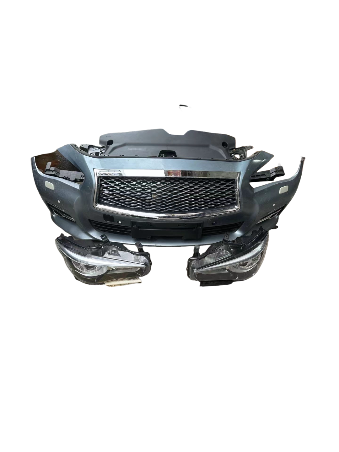 Suitable for INFINITI QX80QX70 QX60 Q70 plastic front bumper assembly front mouth assembly original car replacement front bumper