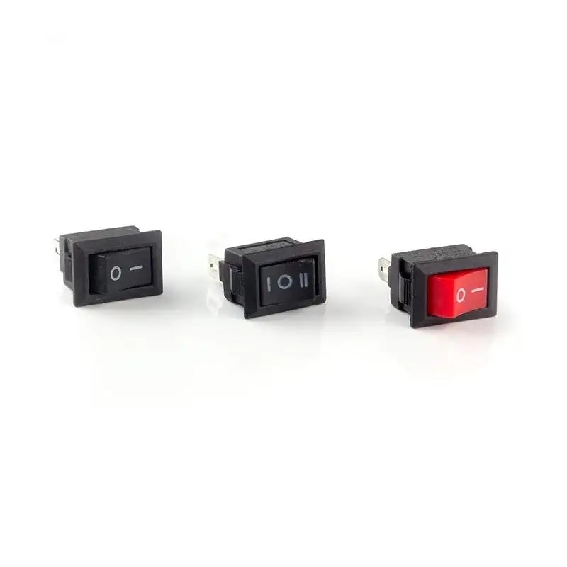 KCD11- Rocker Switch 103/3P black ON-ON 250V 3A 15x10mm 2way 3pins 3A250V 10*15mm rocker switch