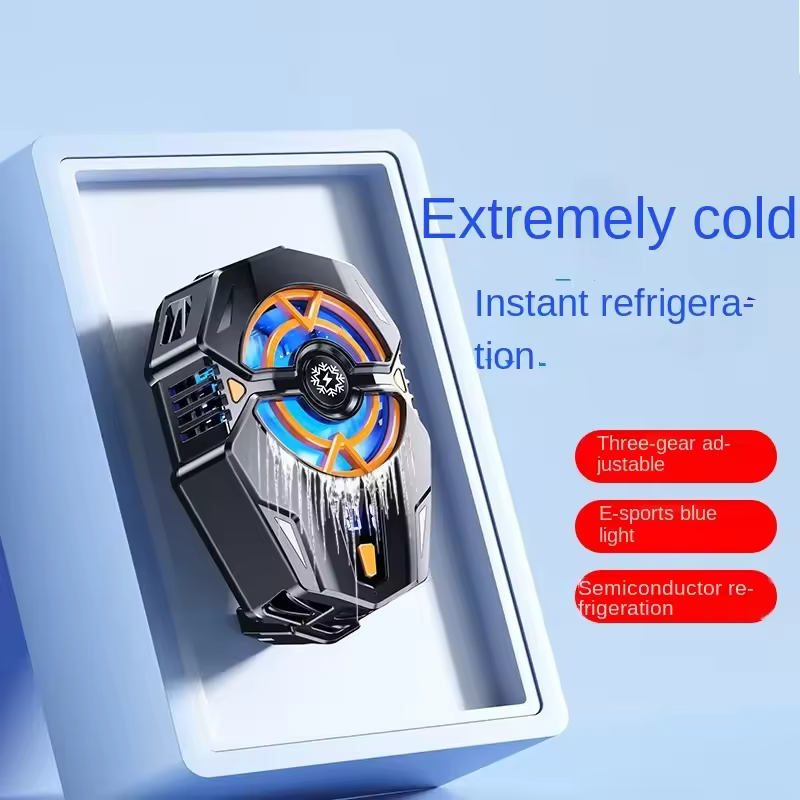 2024 High quality J20 digital display three speed quiet semiconductor mobile phone radiator back clamp mobile phone cooler
