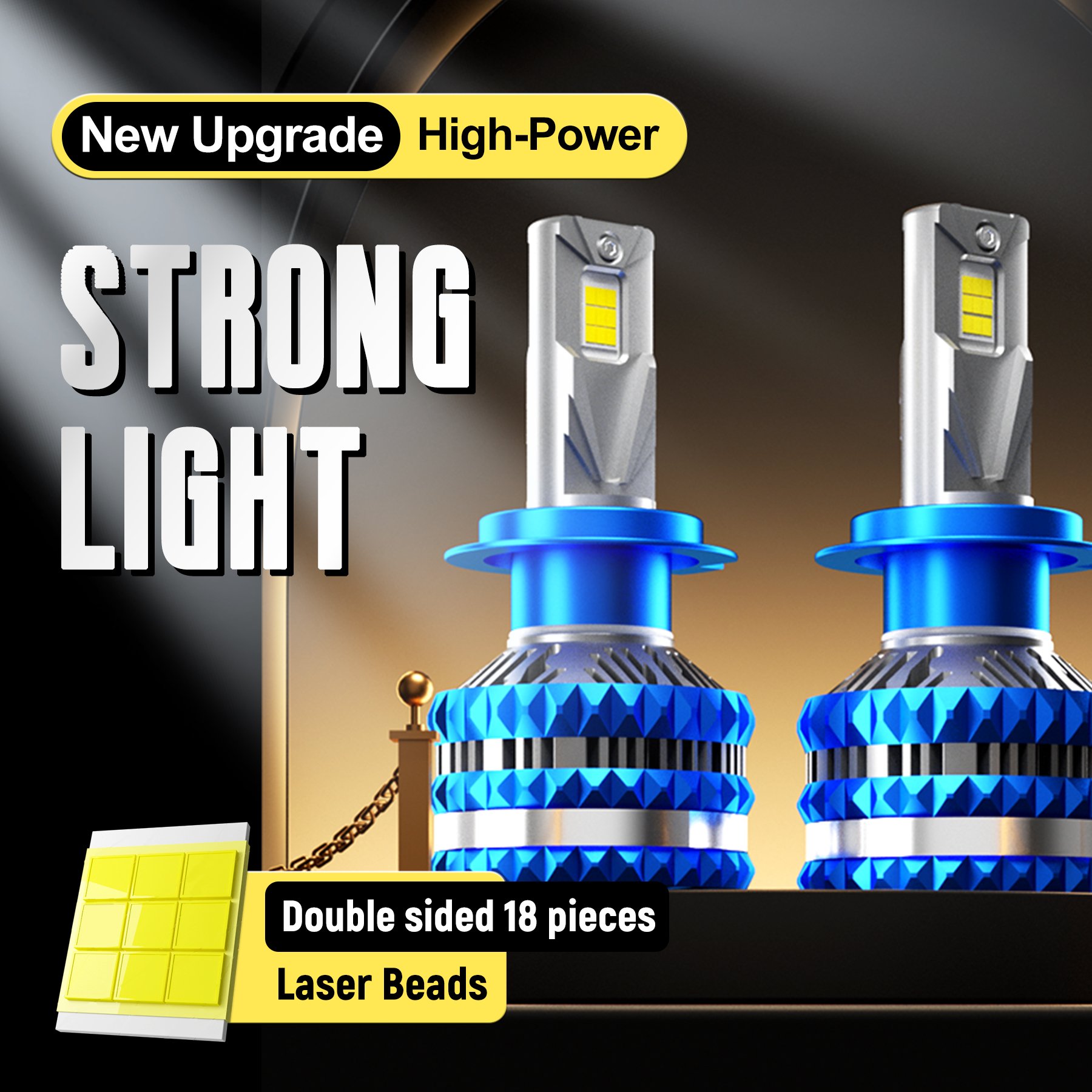 Haizg New S15 LED Car Headlight 240W 48000lm With Canbus Auto Light H4 H7