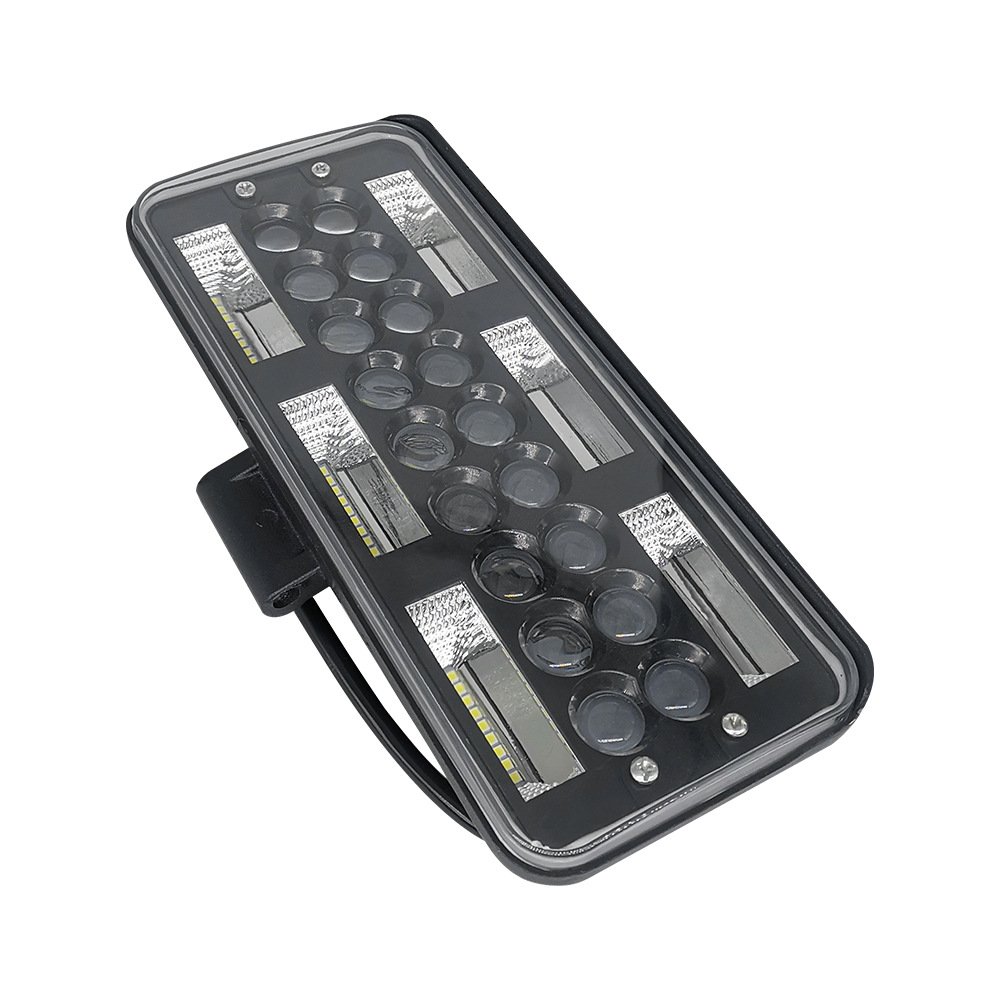 Car accessories 2022 square 9Inch 72LED LED Work Light Large View High Low Beam For car vehicle tractor forklift luces para auto