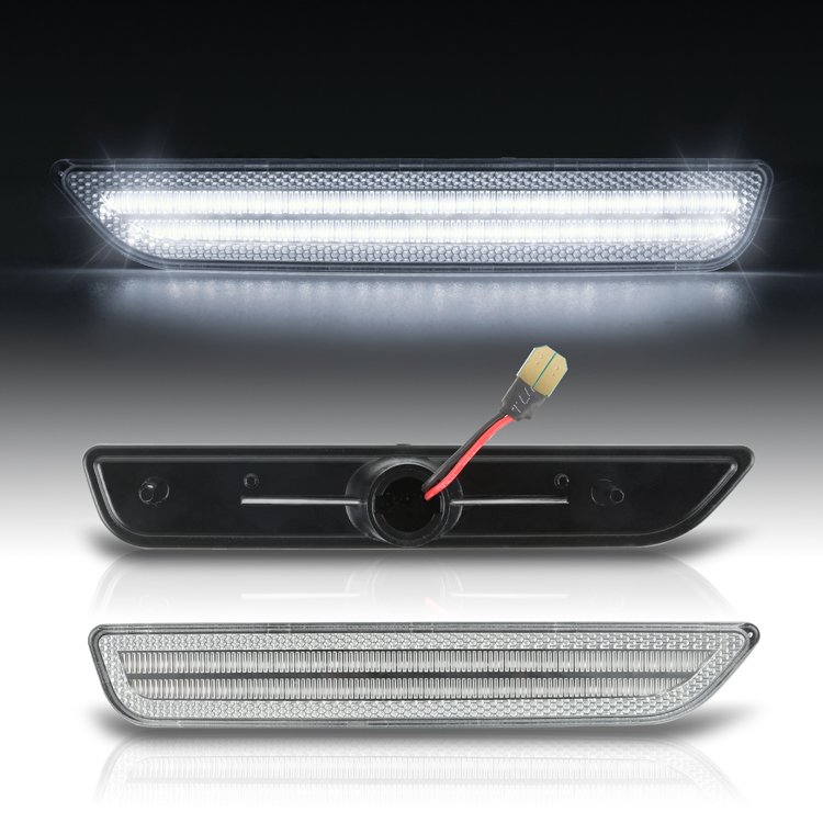Front & Rear Bumper Lamp LED Side Marker Light for Ford Mustang 2010-2014 Car Accessories