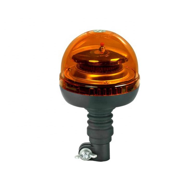 Flexible Pole Mount Amber Rotating Flashing Beacon Lamp Heavy Duty Tractor Excavator Truck Emergency Car Led Beacon Light