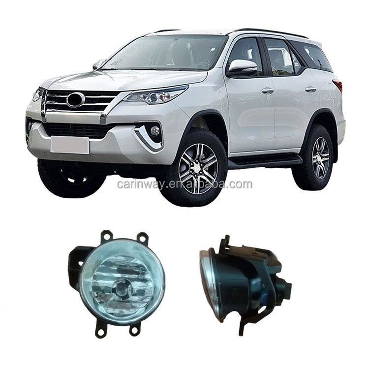 Auto Lamps Front Fog Light 4x4 Fog Lamp Car Accessories 81210-0D100 81220-0D100 Bumper Lights For Toyota Fortuner 2016-2019