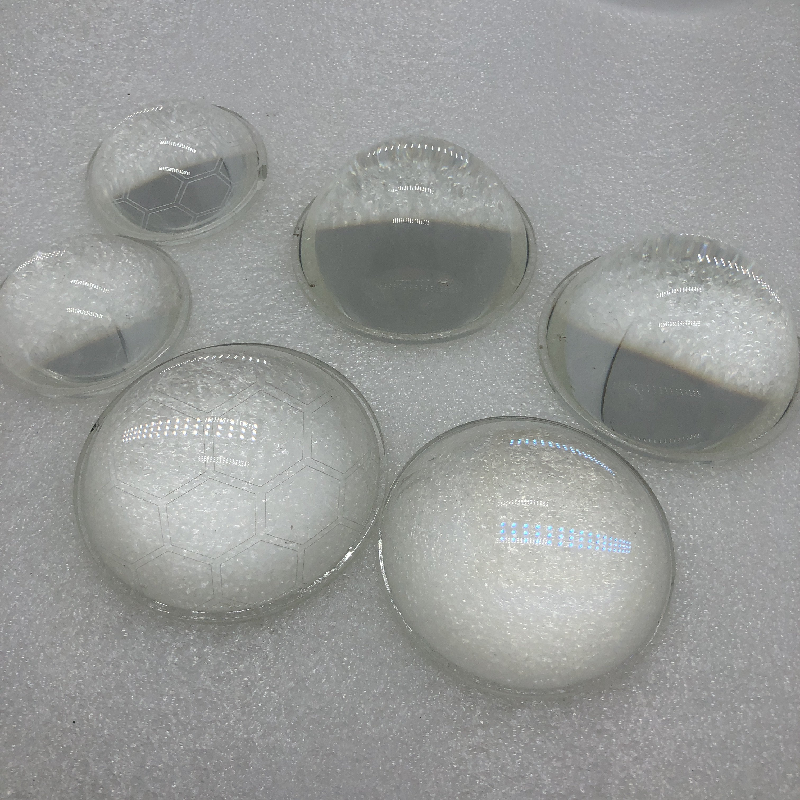 DLAND Car Goods Headlight Lens Projector Equipment Accessories Single Lens glass Plano convex led automotive projector led lens