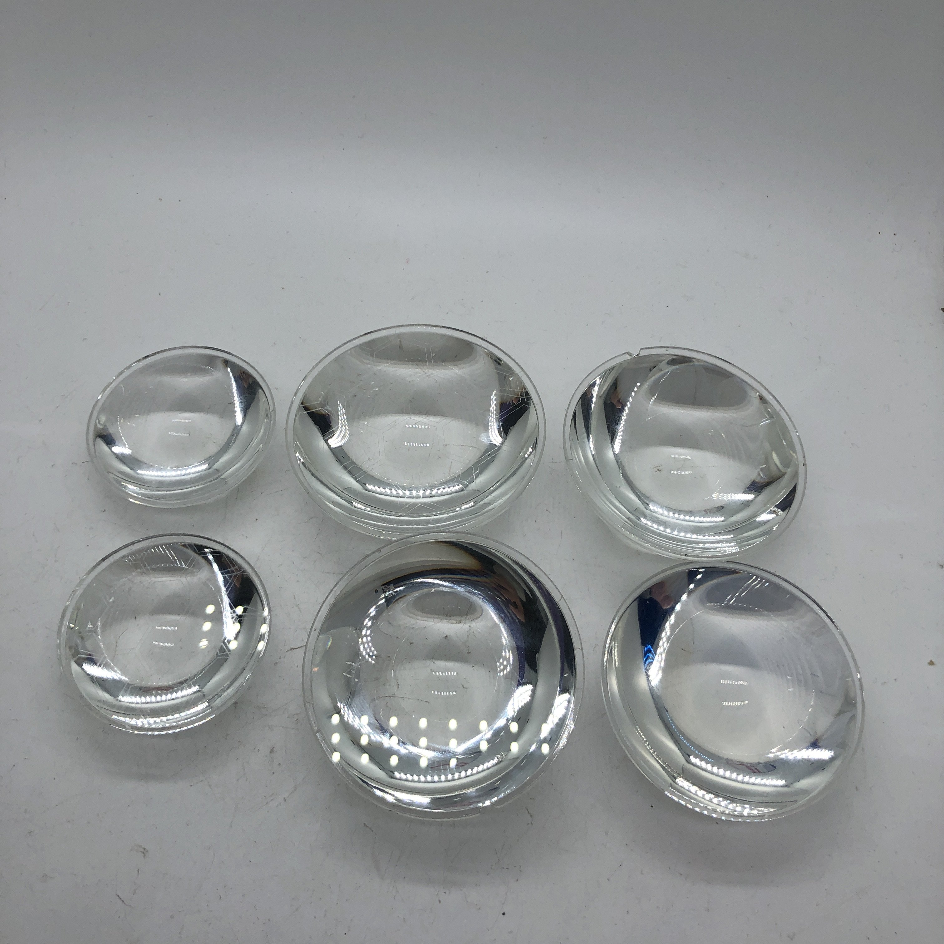 DLAND Car Goods Headlight Lens Projector Equipment Accessories Single Lens glass Plano convex led automotive projector led lens
