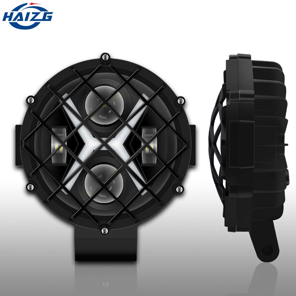 HAIZG Others Car Light Accessories 40w work led light 7inch Spot Beam 12-80v led Driving light Offroad truck led headlights