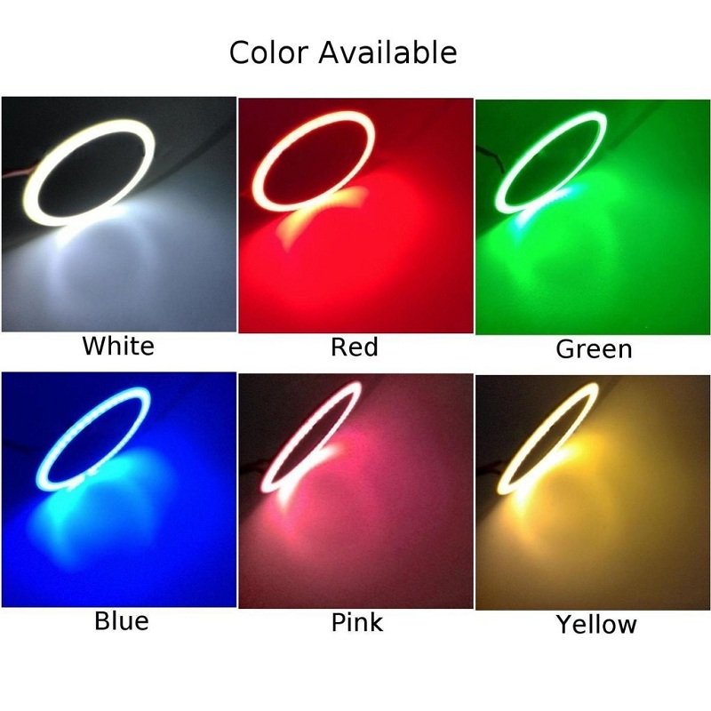 ChinaBESTOEM 70mm 80mm 90mm 100mm 110mm 120mm 130mm 140mm COB Halo LED ring light RGB 12V Angel Eyes