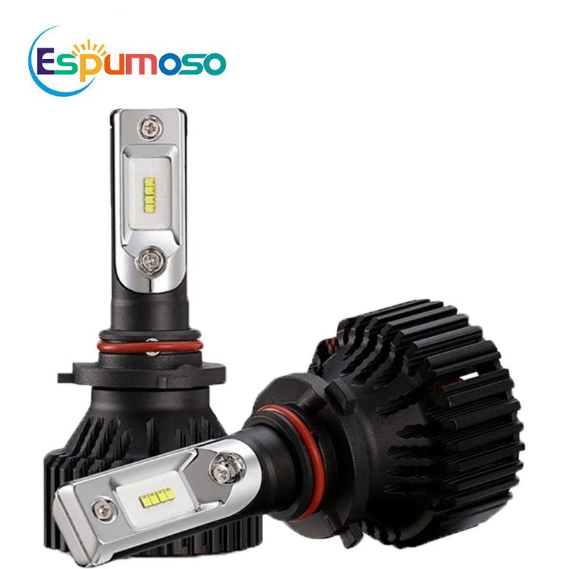 Others Car Light Accessories T8 Led Headlight 3570 Chips High Low Led Intelligent Headlights Headlamps Car Gadgets