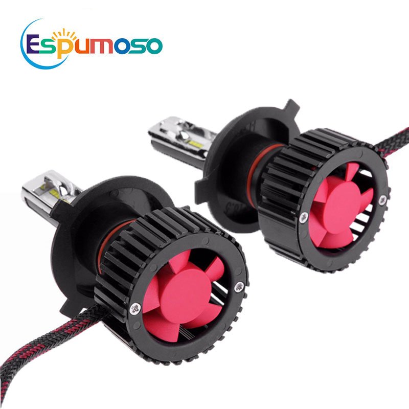 Others Car Light Accessories T8 Led Headlight 3570 Chips High Low Led Intelligent Headlights Headlamps Car Gadgets