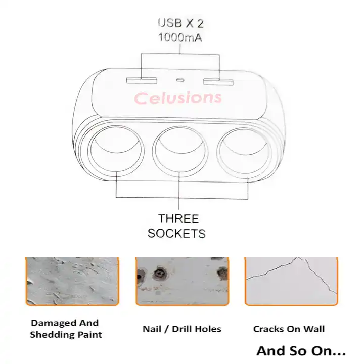 Wholesale Bulk Package Quality Top Car USB Socket Bluetooth Connect 3 Socket 1512 Car Socket Cigarette Lighter EV Charger Cheap