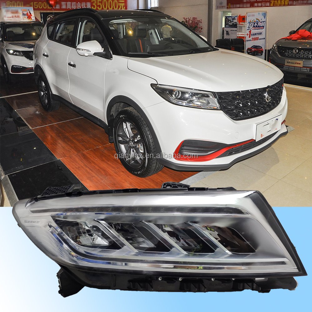 Original LED Headlight Suitable For 2021 Dongfeng Scenery 580PRO LED headlights front penetration for Car LED Lighting System