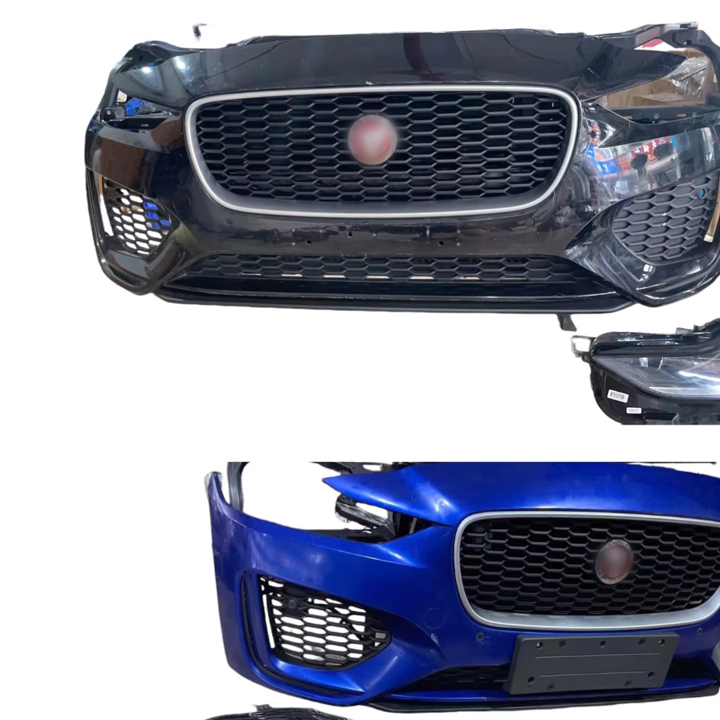 Headlamp hood fender body kit for jaguar XF XJ XE F-pAEC front nozzle assembly front bumper assembly Body appearance machine