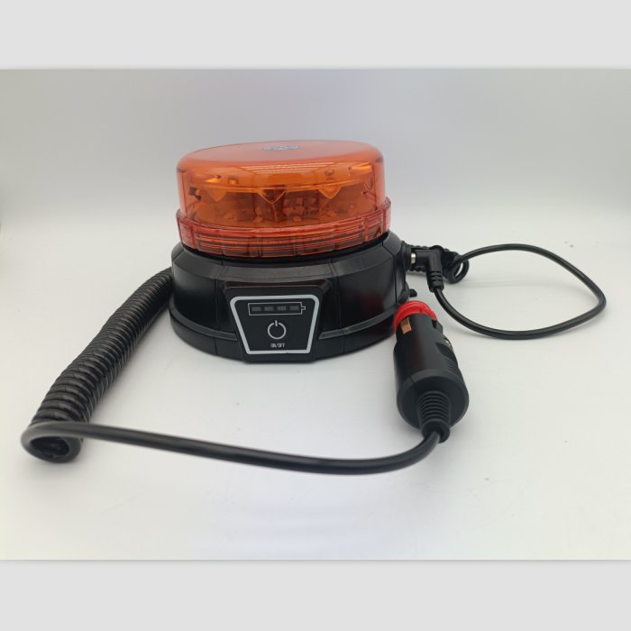 24 V Bluetooth Beacon Wireless Control Rechargeable Amber Emergency Car Warning Flashing Magnetic LED Beacon Light