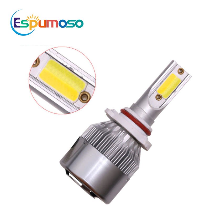Car accessories 36W C6 Led Headlight COB Chip H7 H11 H4 Led Lighting C6 Led Headlamp accesorios parts