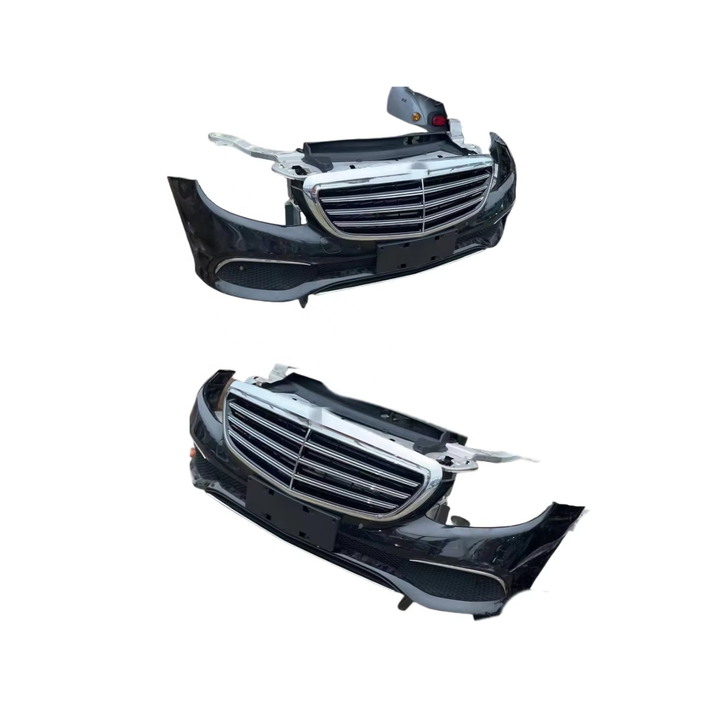 Applicable to exterior parts of grid electronic fan body in mercedes E-Class W213 AMG E260E300 E280 front bumper assembly.