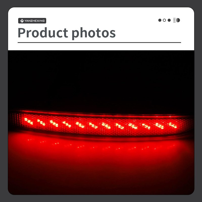 Rear Bumper Light Tail Driving Brake Signal Warning Reflector Fog Lamp Accessories For Hyundai Elantra 2012 2013 2014