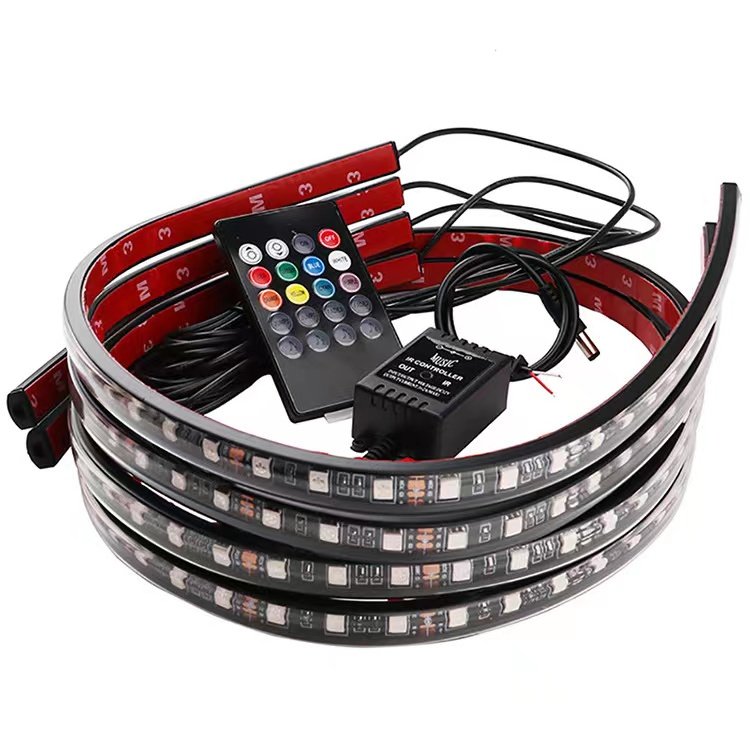 Flexible LED Strip Car Underglow Light APP/Remote Control Underbody Neon Lights Others Car Light Accessories