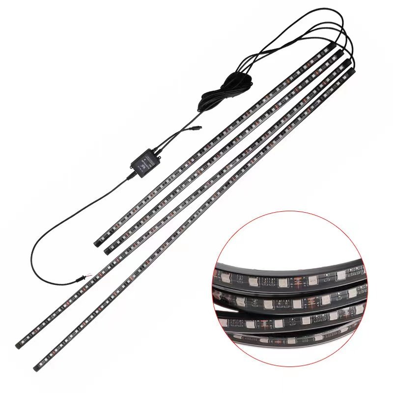 Flexible LED Strip Car Underglow Light APP/Remote Control Underbody Neon Lights Others Car Light Accessories