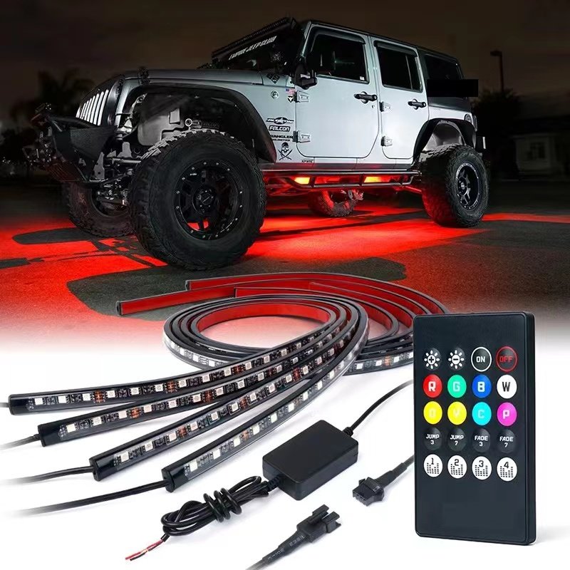 Flexible LED Strip Car Underglow Light APP/Remote Control Underbody Neon Lights Others Car Light Accessories