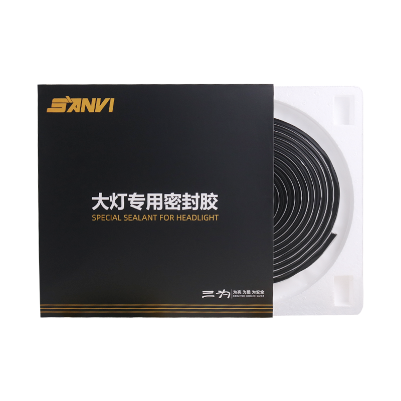 High Quality Hot Melt Auto Headlight Retrofit Black Snake Butyl Synthetic Rubber Glue Sealant repair Car Light Accessories