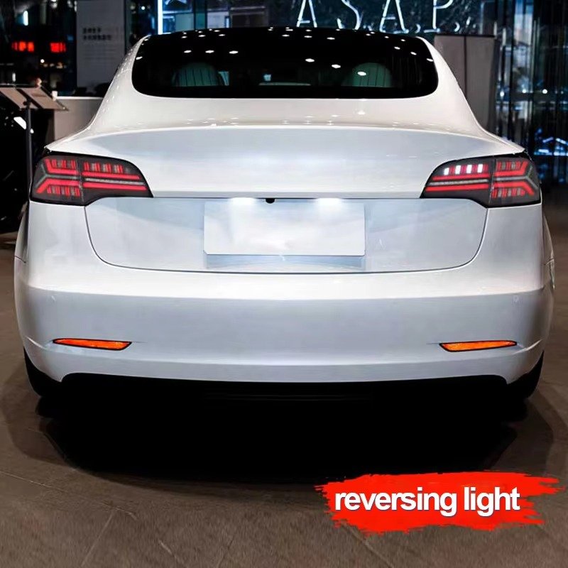 Suitable for new energy taillight assembly modified LED car headlight kit Tesla modified LED atmosphere light