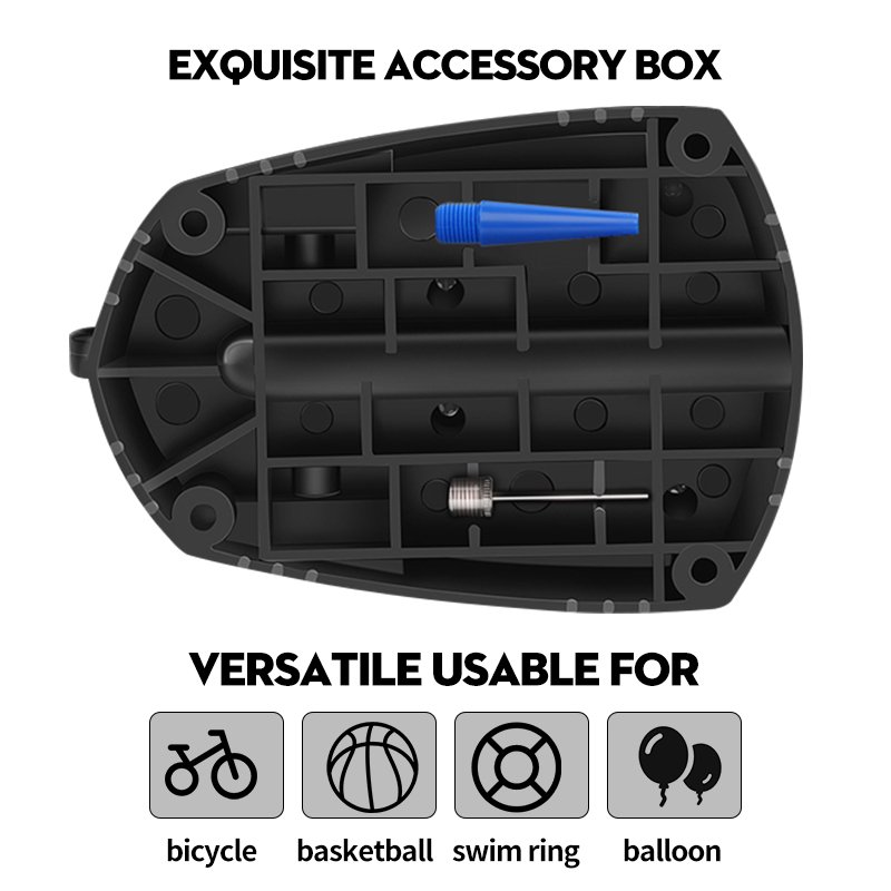 Baimei 120psi Portable Mini Bicycle Floor Foot Pump Other Bicycle Accessories Made of Plastic with Schrader Valve