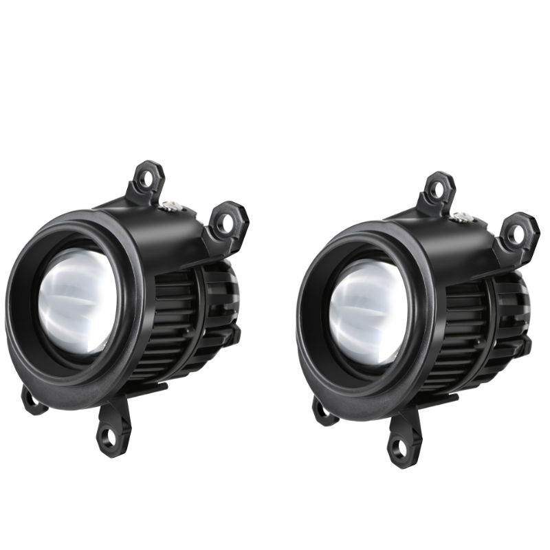 2.0inch Three Color Bi LED Fog Lamp Projector Lens Car Led Headlights Hi/Low Beam Driving Lights