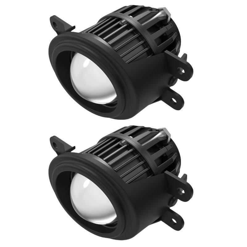 2.0inch Three Color Bi LED Fog Lamp Projector Lens Car Led Headlights Hi/Low Beam Driving Lights