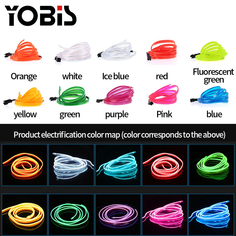 Others Car Light Accessories Auto Car Interior Ambient Led Lights Strip in Cars Kit Rgb Silicone 12V Universal Gift Box Packing