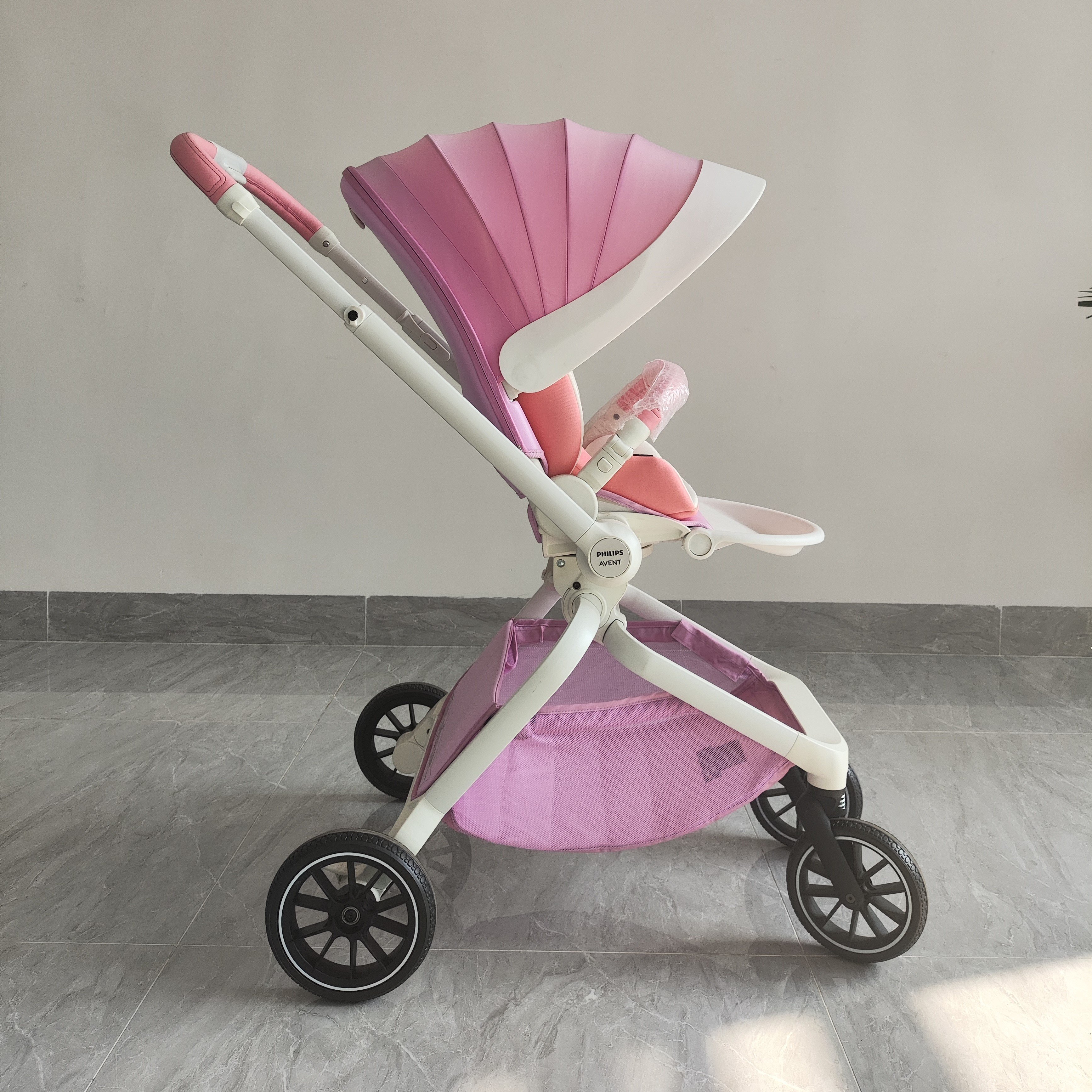 2024 Newest God-Made China Portable Folding Baby Cart 360° Rotation Slide Car Stroller Safety Cross-Border Accessory Buggy