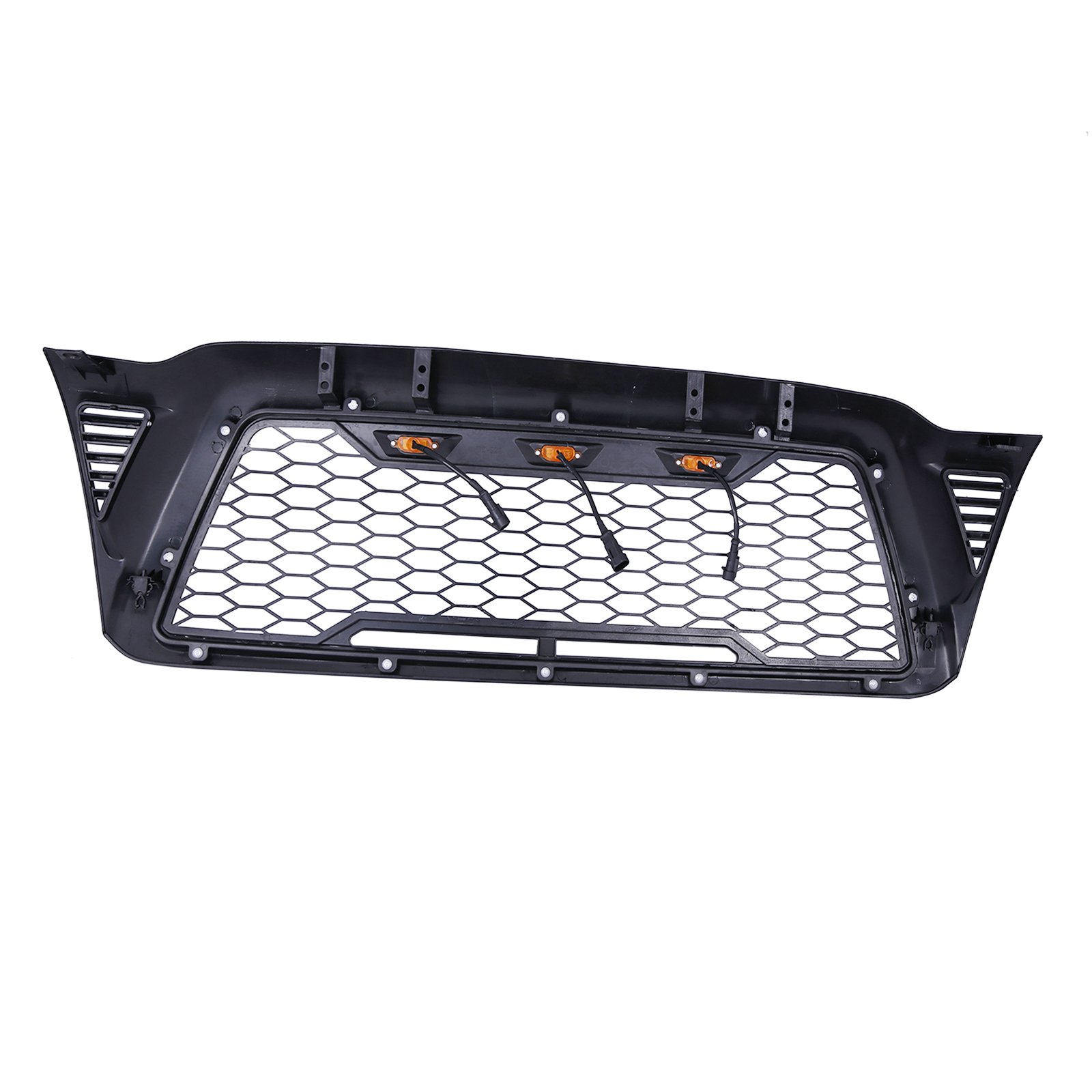 Car Parts LED Lights Black Hood Grille Front Bumper Grille For 2005-2011 Toyota Tacoma