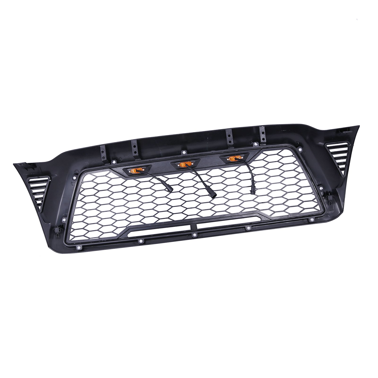 Car Parts LED Lights Black Hood Grille Front Bumper Grille For 2005-2011 Toyota Tacoma