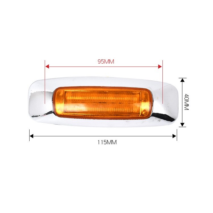 12/24v led amber side marker turn signal others car light accessories truck lights